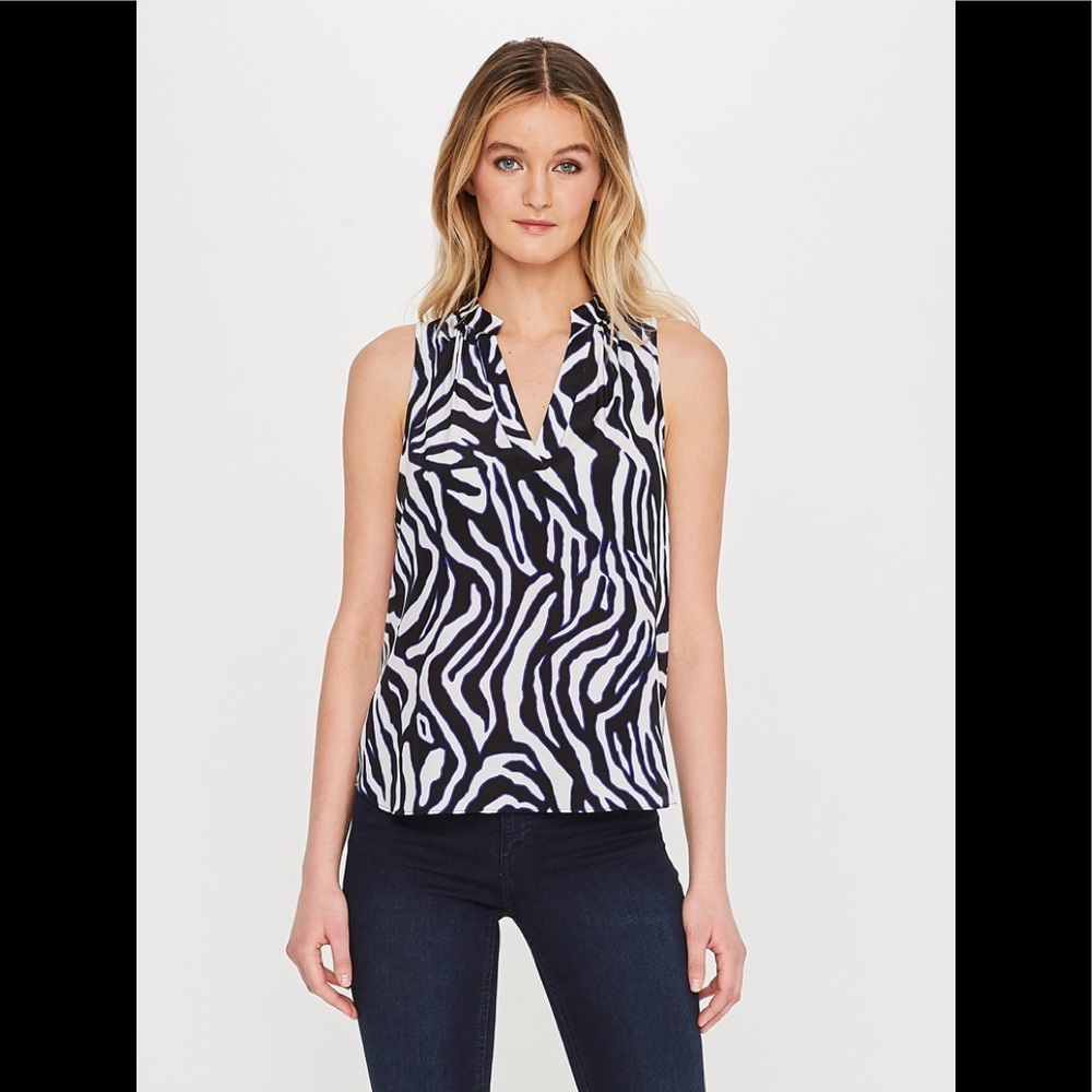 Alice & Trixie 100% Silk Tamsin Top-Size Medium